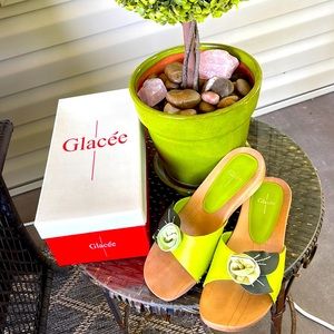 Glacée Marjorie Lime Sandals